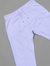 Lavender joggers close-up view