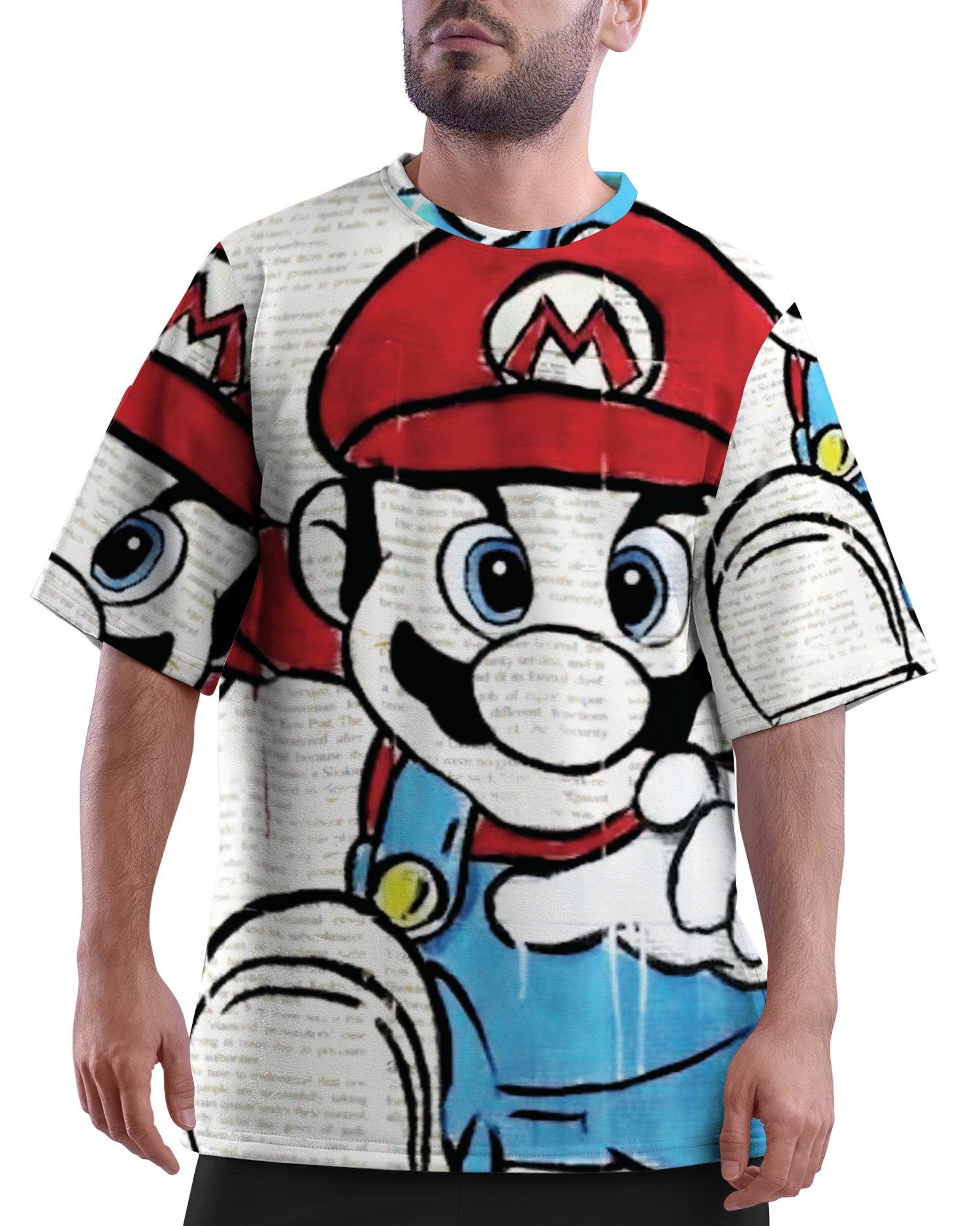Super Mario Unisex Oversized T-Shirt From The Edi Archive
