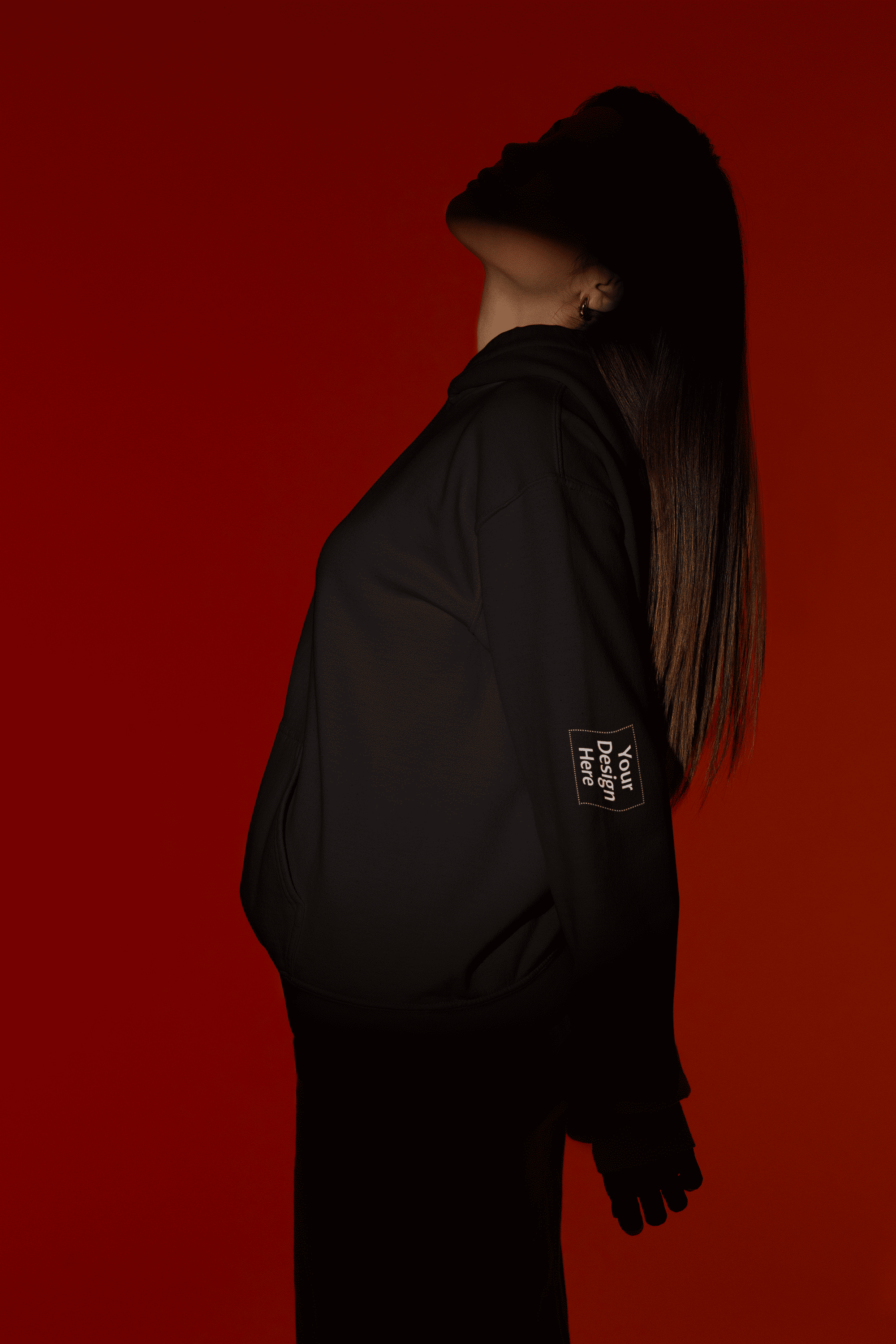 Create Your Own Unisex Hoodie - Black