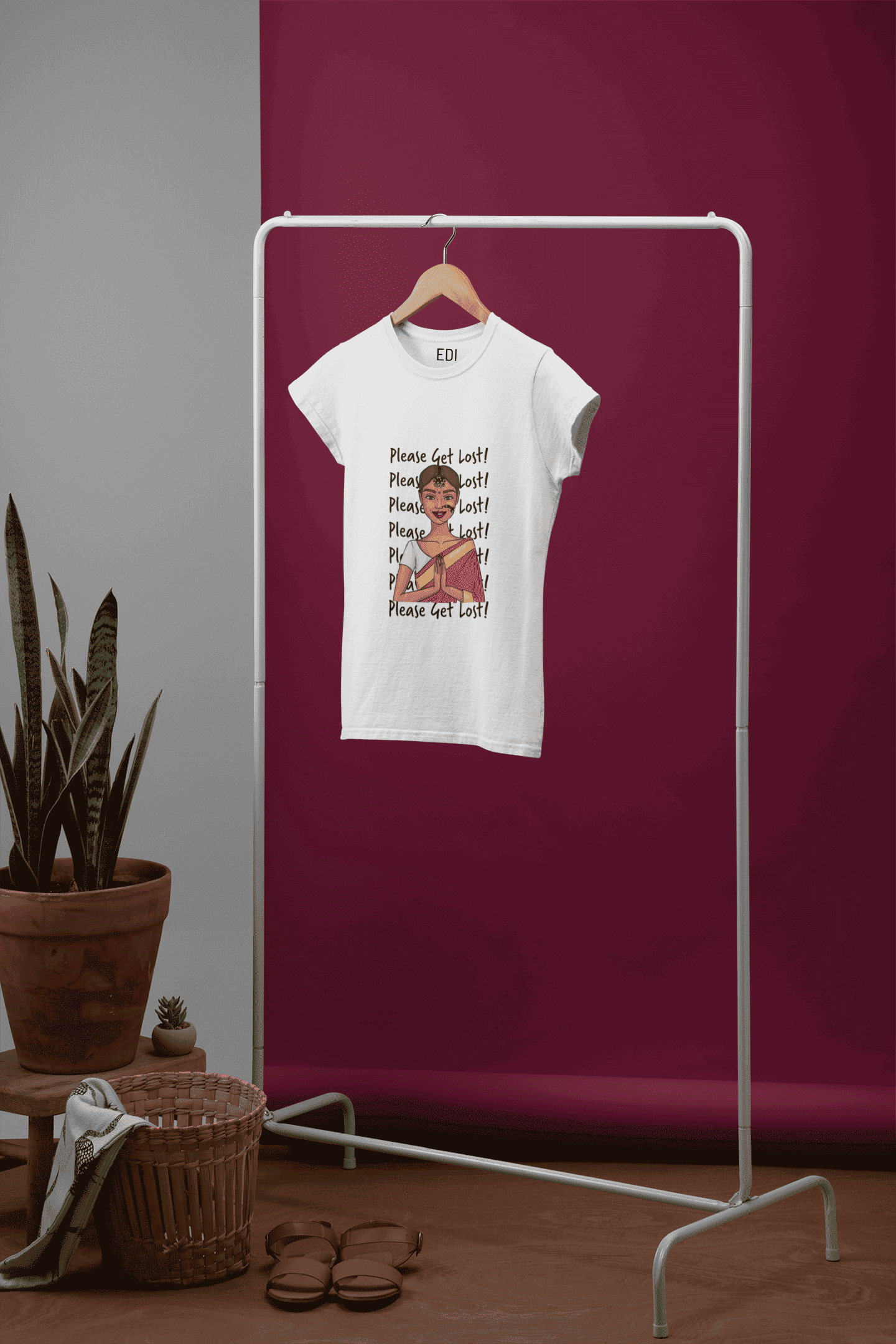 Product Image of 'Please Get Lost Women's T-Shirt' From The Edi Archive - Ctrl+Me Collection