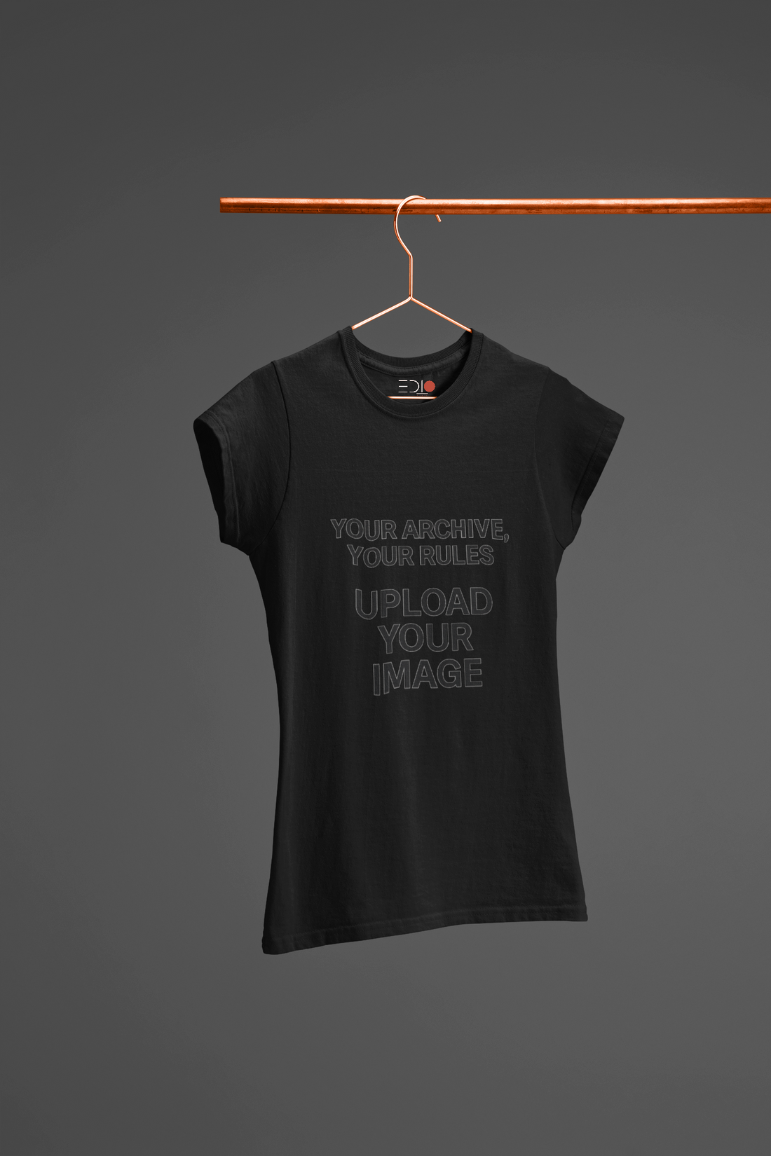 Create Your Own Women’s White Tee by The Edi Archive – custom DTF/sublimation print cotton t-shirt designed by you, worn your way.